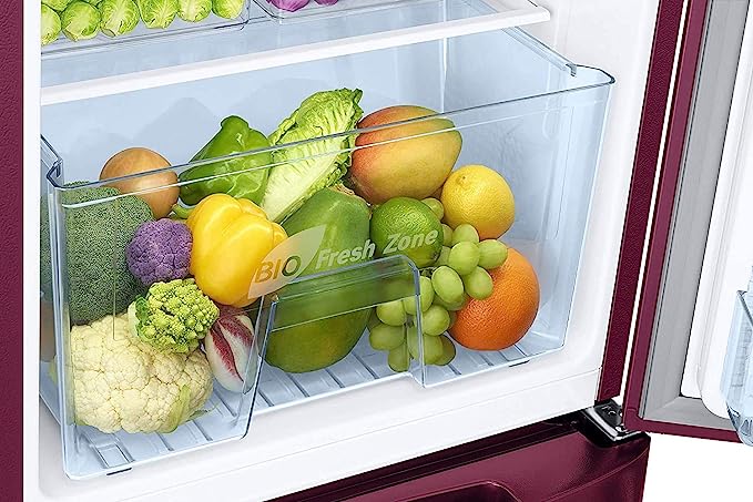 Samsung 215 L 4 Star Inverter Direct Cool Single Door Refrigerator(RR22T382XR8/HL, Blooming Saffron Red, Base Stand with Drawer) Samsung 215 L 4 Star Inverter Direct Cool Single Door Refrigerator(RR22T382XR8/HL, Blooming Saffron Red, Base Stand with Drawer)